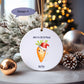 Cabbage Christmas Tree Decoration, Personalised Vegetables Bauble, Funny Xmas Gift,