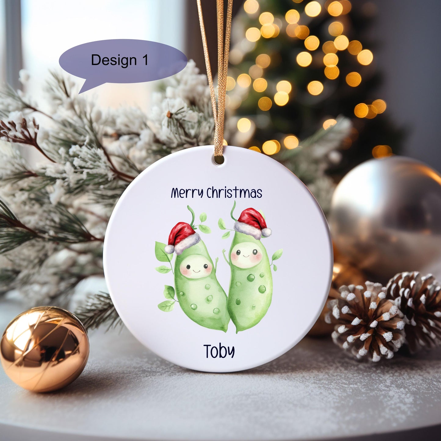 Corn On The Cob Christmas Tree Decoration, Personalised Vegetables Bauble, Funny Xmas Gift, Sweetcorn Decoration