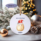 Cabbage Christmas Tree Decoration, Personalised Vegetables Bauble, Funny Xmas Gift,
