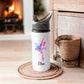 Abstract Ballet Dancer Water Bottle – Colourful Dance Design | 600ml Reusable Bottle | Ballerina Gift