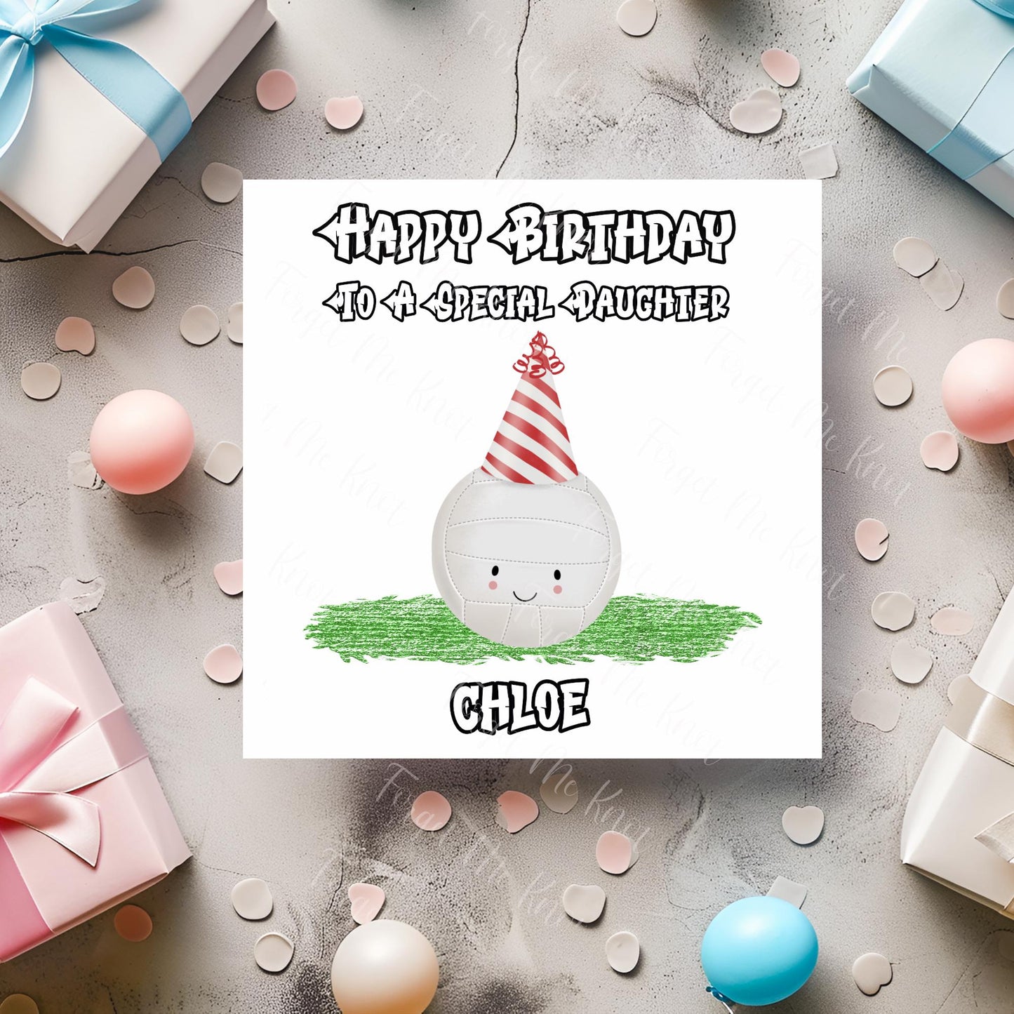 Funny Golf Birthday Card for Grandson – Personalised Golf Card – Luxury 6x6 Linen Card – Boys Birthday Card – Made in UK