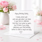 Birthday Card for Daddy from Bump – Daddy-to-Be Birthday Card - Birthday Card From Bump
