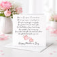 Mother’s Day Card With Poem • Mum Mother’s Day Card • From Daughter Son • Floral Teapot Card • Tea Cup Card • Happy Mother’s Day Mum