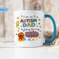 Autism Dad Mug - Fighting For My Hero Mug - Autism Awareness Gift For Dad - Special Needs Dad Gift - Father's Day Autism Mug