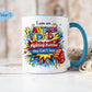 Autism Dad Mug - Fighting For My Hero Mug - Autism Awareness Gift For Dad - Special Needs Dad Gift - Father's Day Autism Mug