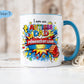Autism Dad Mug - Fighting For My Hero Mug - Autism Awareness Gift For Dad - Special Needs Dad Gift - Father's Day Autism Mug