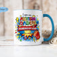 Autism Dad Mug - Fighting For My Hero Mug - Autism Awareness Gift For Dad - Special Needs Dad Gift - Father's Day Autism Mug