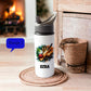Personalised Cricket Water Bottle | Custom Name Cricket Bottle | Cricket Gift for Players, Fans And Coaches