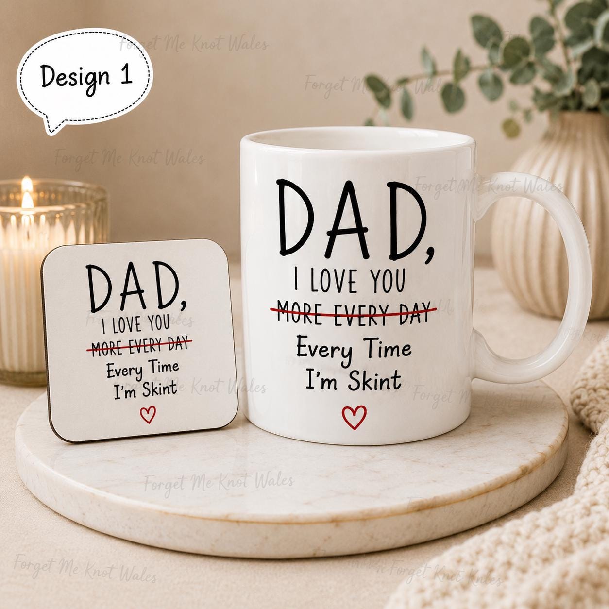 Funny Dad Mug | Dad Mug with Optional Coaster | Choose Design 1–9 | Father’s Day Mug | Funny Gift for Dad