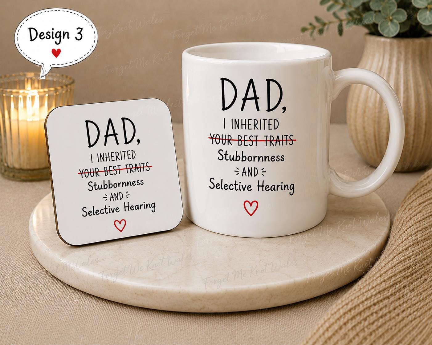 Funny Dad Mug | Dad Mug with Optional Coaster | Choose Design 1–9 | Father’s Day Mug | Funny Gift for Dad
