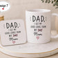 Funny Dad Mug | Dad Mug with Optional Coaster | Choose Design 1–9 | Father’s Day Mug | Funny Gift for Dad