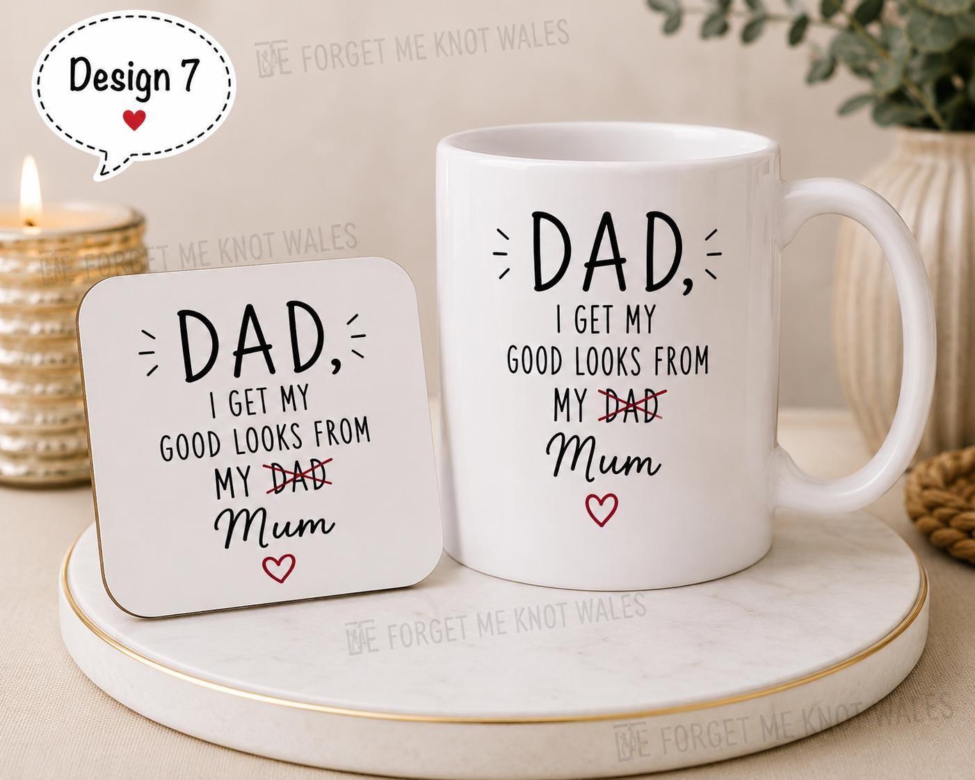 Funny Dad Mug | Dad Mug with Optional Coaster | Choose Design 1–9 | Father’s Day Mug | Funny Gift for Dad