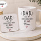 Funny Dad Mug | Dad Mug with Optional Coaster | Choose Design 1–9 | Father’s Day Mug | Funny Gift for Dad