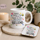 Funny Father’s Day Mug & Coaster for Mum | Mum Doing Both Parents Gift | Choice of 9 Funny Designs | Cheeky Novelty Mug