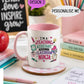 Teaching Assistant Mug & Coaster Set | Personalised Thank You Gift | Choose Mug Colour