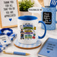 School Caretaker Mug & Coaster Set | Personalised Thank You Gift | Male or Female Design | School Hero Gift