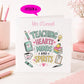 Teacher Thank You Card | Personalised Linen Card | 9 Designs to Choose From | Teacher Appreciation Card