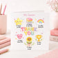 Personalised Teacher Thank You Card | End of School Gift | Teaching Assistant Card | Nursery Teacher Card | Welsh Diolch Card Available
