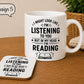 Funny Golf Mug | I Might Look Like I’m Listening Mug | Golf Lover Gift | Golfer Coffee Mug | Funny Dad Mug | Optional Coaster