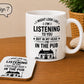 Funny BBQ Mug | BBQ Lover Gift | Grill Master Mug | I Might Look Like I’m Listening Mug | Dad Gift | Optional Coaster | Father's Day Gift