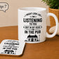 Funny Pub Mug | Beer Lover Gift | Pub Lover Mug | I Might Look Like I’m Listening Mug | Funny Dad Gift | Optional Coaster | Father's Day