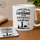 Funny Reading Mug | Book Lover Gift | Reader Mug | I Might Look Like I’m Listening Mug | Bookworm Gift | Optional Coaster | Father's Day