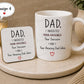 Funny Dad Mug | Dad Mug with Optional Coaster | Choose Design 1–9 | Father’s Day Mug | Funny Gift for Dad