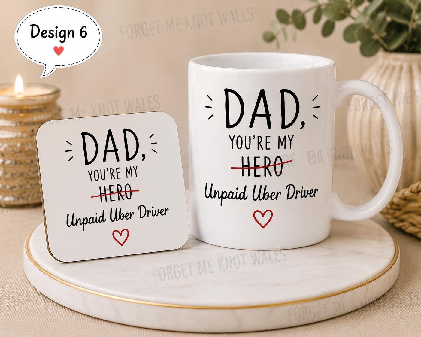 Funny Dad Mug | Dad Mug with Optional Coaster | Choose Design 1–9 | Father’s Day Mug | Funny Gift for Dad