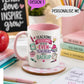 Teaching Assistant Mug & Coaster Set | Personalised Thank You Gift | Choose Mug Colour