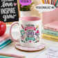 Teaching Assistant Mug & Coaster Set | Personalised Thank You Gift | Choose Mug Colour