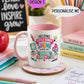 Teaching Assistant Mug & Coaster Set | Personalised Thank You Gift | Choose Mug Colour