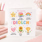 Personalised Teacher Thank You Card | End of School Gift | Teaching Assistant Card | Nursery Teacher Card | Welsh Diolch Card Available