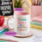 Teacher Mug & Coaster Gift | Personalised Teacher Mug | Thank You Teacher Gift | End of Term Gift