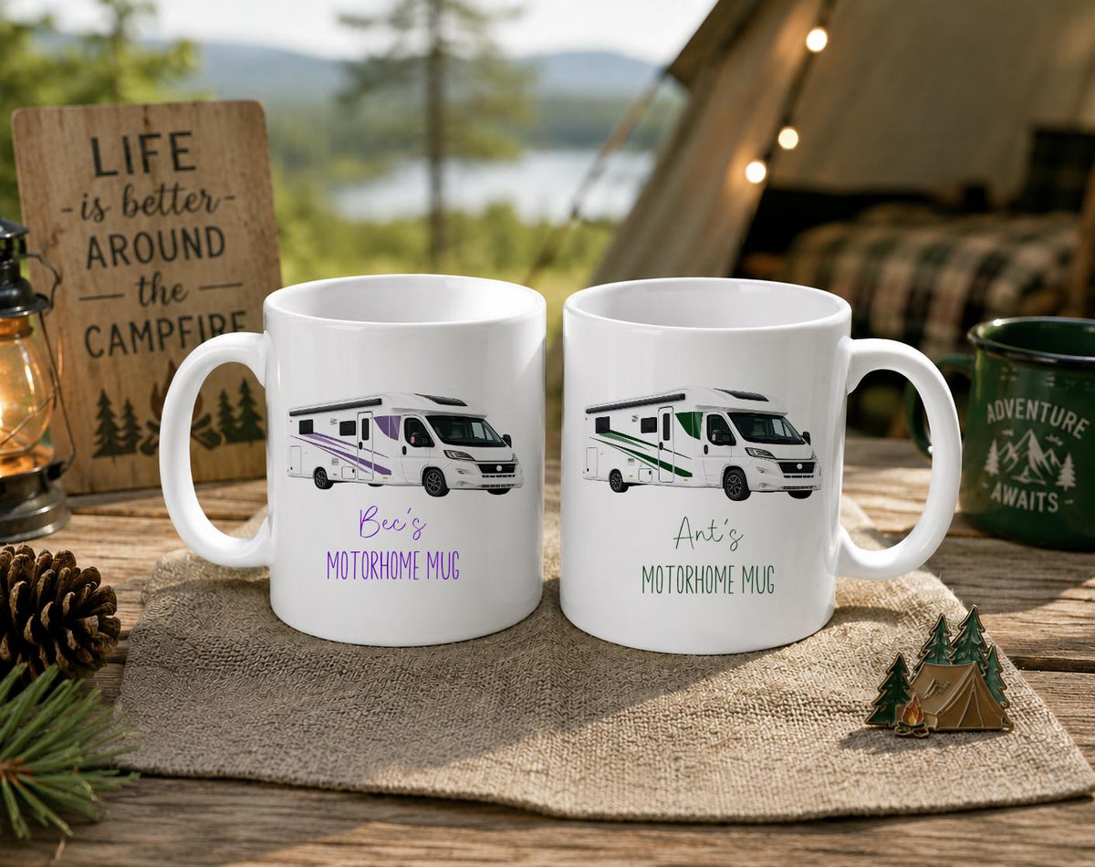 Personalised Motorhome Mug | Campervan Mug | Motorhome Gift | Camping Mug | Caravan Lover Gift | Custom Camper Mug | RV Coffee Mug