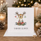 Welsh Reindeer Christmas Card | Nadolig Llawen Xmas Card | Cute Festive Reindeer Card | Welsh Christmas Greeting Card