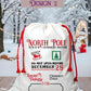 Personalised Christmas Present Sack | Santa North Pole Sack | Christmas Gift Bag | Personalised Christmas Sack