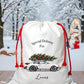 Personalised Porsche 911 Turbo Christmas Sack, Classic Car Christmas Present Sack, Personalised Christmas Gift Bag, Car Lover Gift