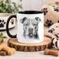 Labradoodle Mug, Personalised Dog Breed Mug, Custom Dog Lover Gift, 86 Dog Designs, Dog Mum Gift, Dog Dad, Matching Mug and Coaster