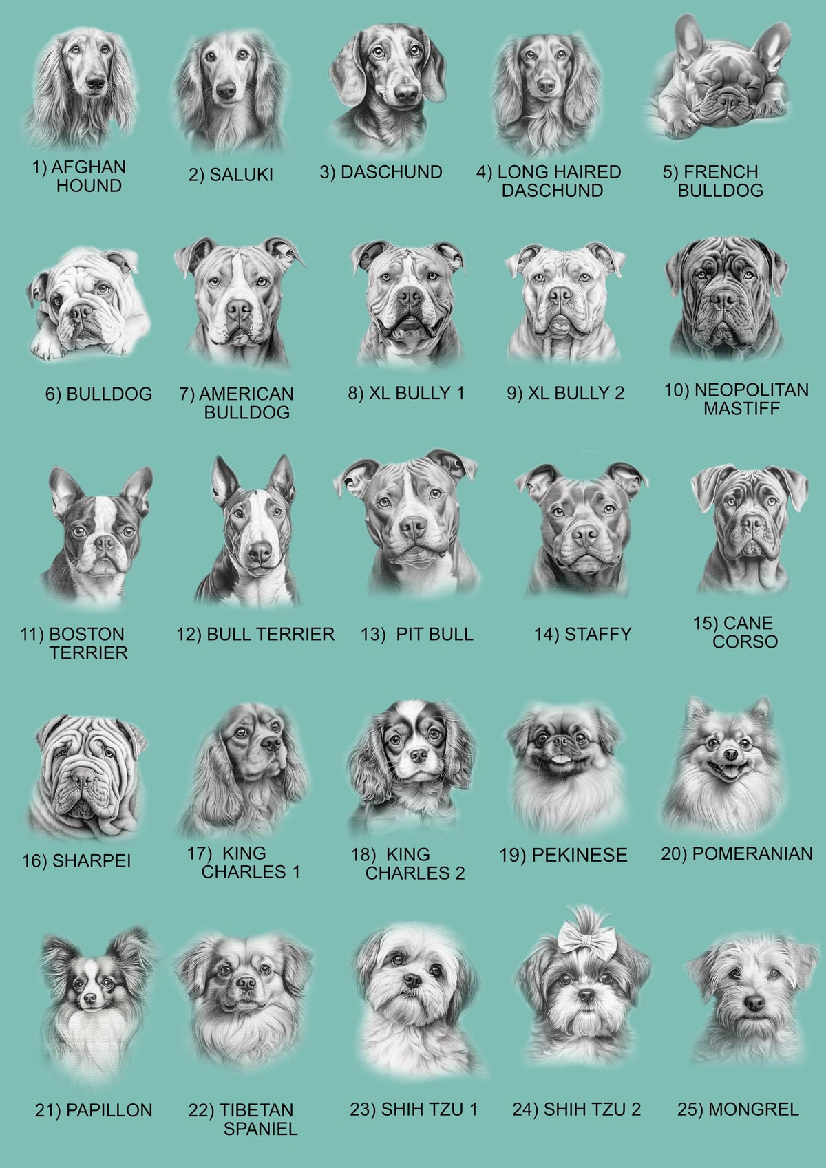 Personalised Dog Breed Mug or Coaster, Custom Dog Lover Gift, 86 Dog Designs, Dog Mum Gift, Dog Dad Present, Matching Mug and Coaster