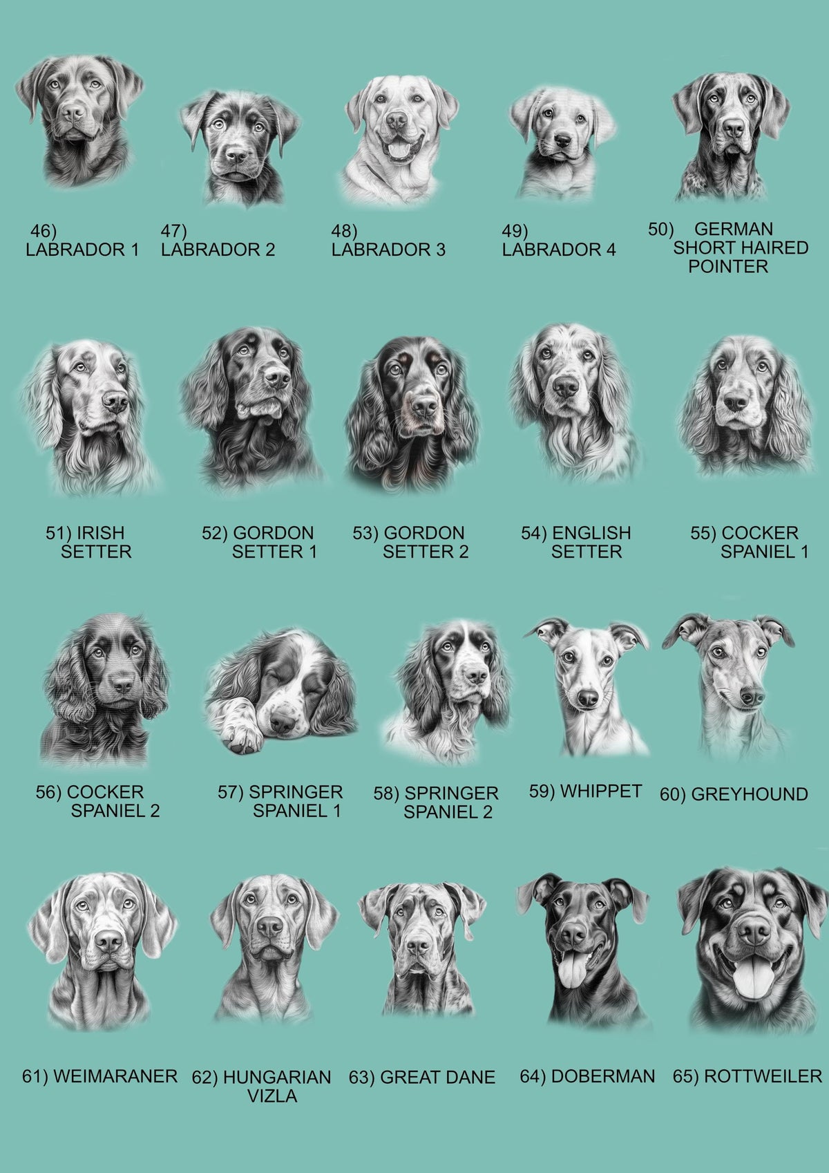 Personalised Dog Breed Mug or Coaster, Custom Dog Lover Gift, 86 Dog Designs, Dog Mum Gift, Dog Dad Present, Matching Mug and Coaster