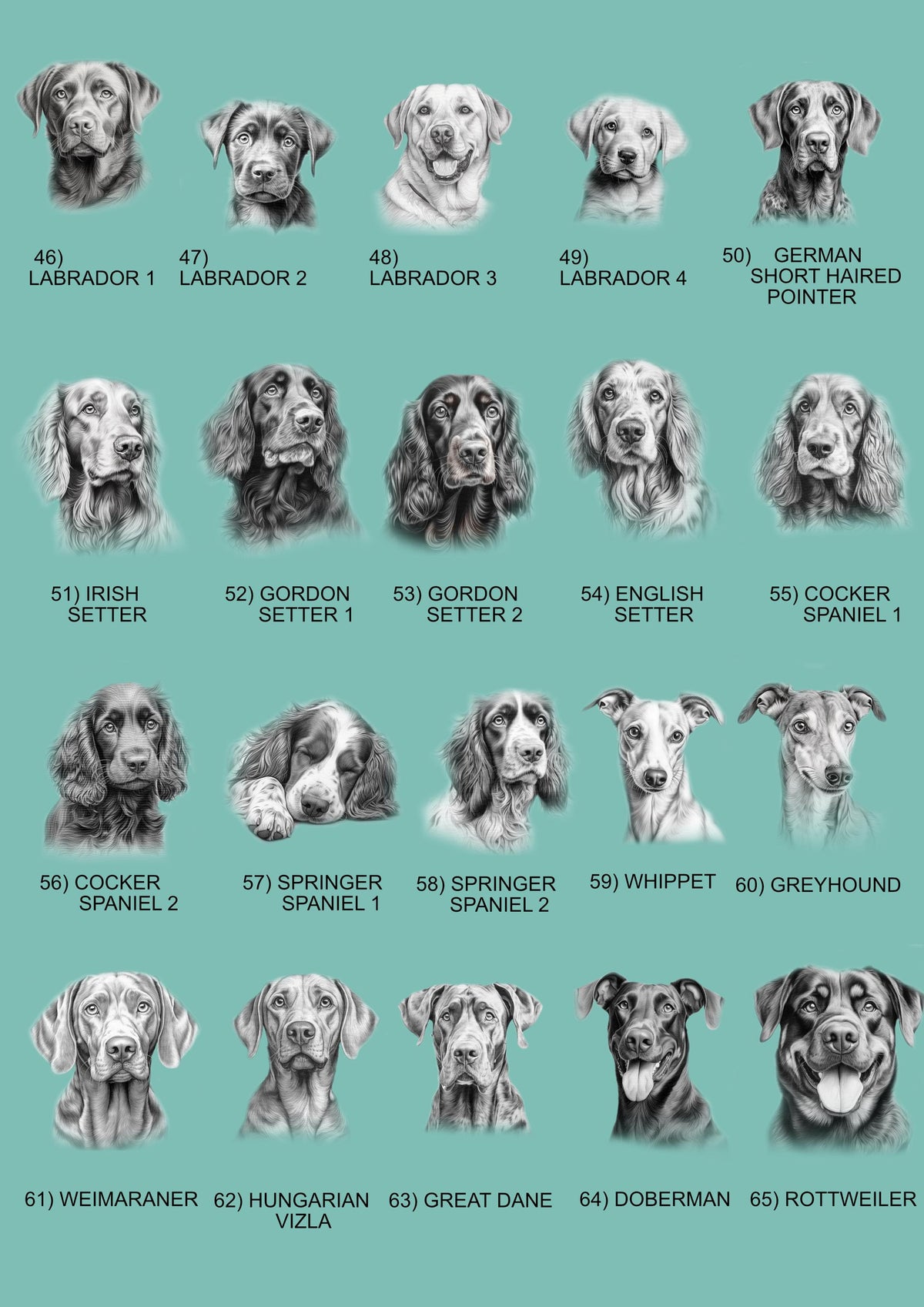 Cocker Spaniel Mug, Personalised Dog Breed Mug, Custom Dog Lover Gift, 86 Dog Designs, Dog Mum Gift, Dog Dad, Matching Mug and Coaster