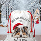 Blue Merle Rough Collie Christmas Bauble, Personalised Pet Dog Christmas Tree Decoration, Gift For Dog Family, Dog Lover, Xmas Bauble