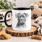 Cocker Spaniel Mug, Personalised Dog Breed Mug, Custom Dog Lover Gift, 86 Dog Designs, Dog Mum Gift, Dog Dad, Matching Mug and Coaster