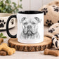 Doberman Mug, Personalised Dog Breed Mug, Custom Dog Lover Gift, 86 Dog Designs, Dog Mum Gift, Dog Dad, Matching Mug and Coaster