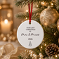 Last Christmas As Mr And Miss Bauble 2025, Last Xmas As A Miss Christmas Tree Decoration,