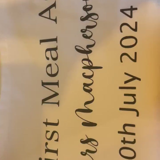 Bride Apron, Personalised Wedding Day Apron, Bride Bib, First Meal As Mrs Apron, Personalised Bride Apron