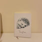 Hedgehog Notebook, Personalised Notebook,  Personalised Gift For Her Or Him, Journal, Pet Notebook,Animal Gift, Xmas Gift