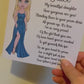 Prom Card, Prom Card For Daughter, Personalised Card For Prom Night, Celebration Card, Prom Card Girl Jumpsuit