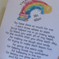 Teacher Card, Thank You Teacher Card, Card For Teacher, Teacher Gifts, Personalised Teacher Card, Teacher Poem Card