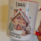 Christmas Movie Mug, Personalised Mug For Christmas, Gingerbread House And Ginger Bread Man Christmas Movie Mug, Hot Chocolate Mug